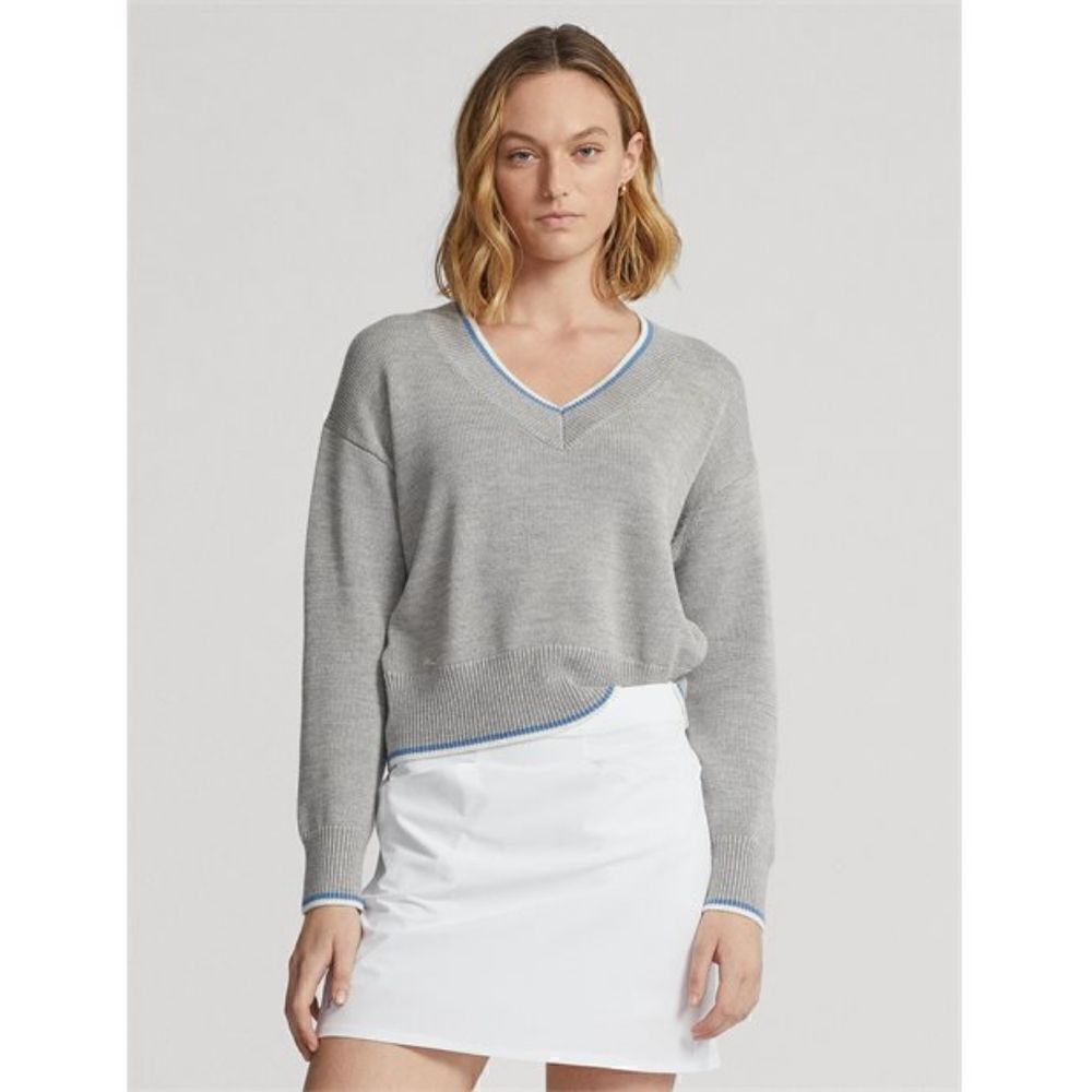 RLX Ralph Lauren Cricket Collar Sweater Wool Blend Jumper size M